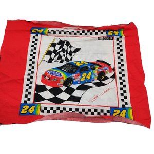 Motor Sports #24 Jeff gordon Pillow/Quilt squares 44 x 17 prewashed